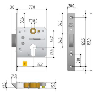 5510 Serratura da infilo - immagine 2